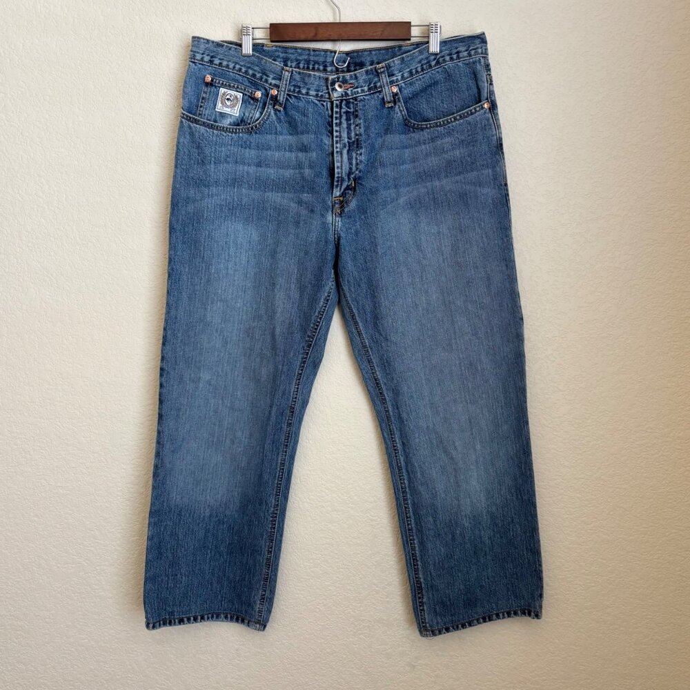Cinch White Label Jeans Men’s 38x36 Blue Denim Western Ranch Cowboy USA